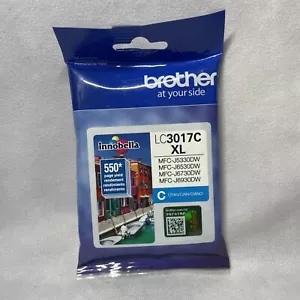 Brother LC3017C XL High Yield Cyan Ink Cartridge Innobella Exp 11/2020 - Picture 1 of 4