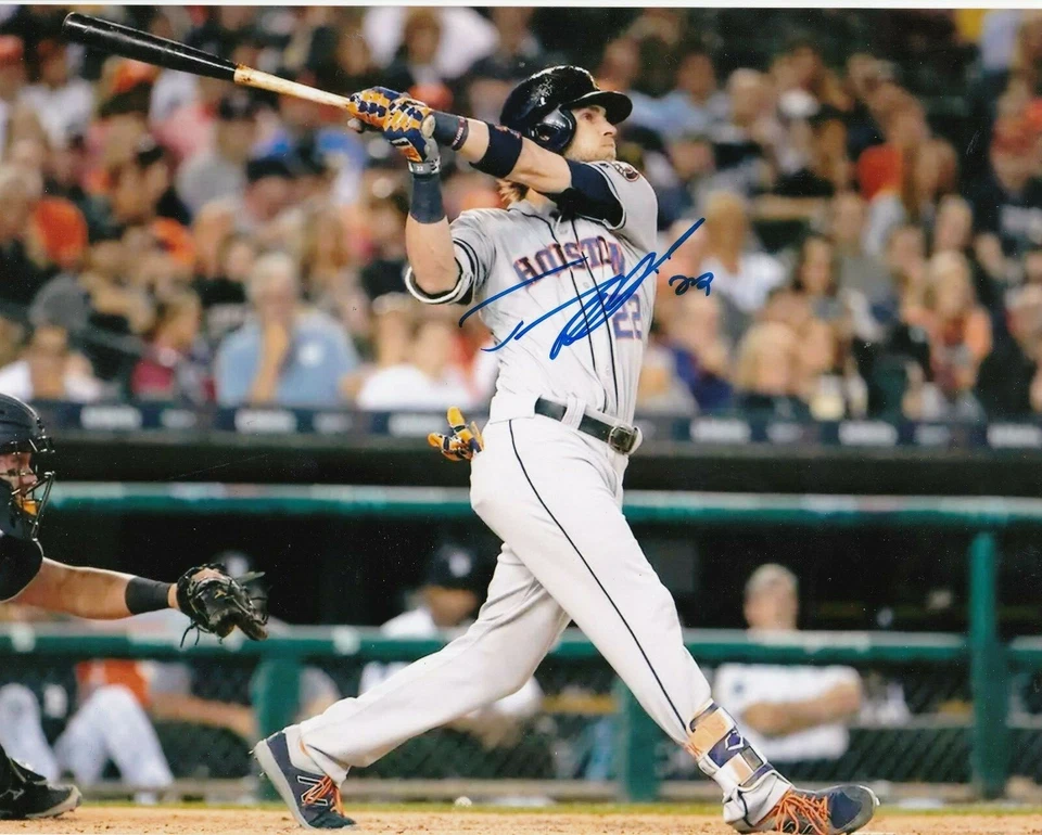 Josh Reddick Houston Astros Acción Firmado 8x10 Foto 1 de 1