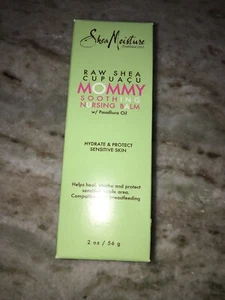 New Shea Moisture Raw Shea Cupuacu Mommy Soothing Nursing Balm 2 oz - Picture 1 of 2