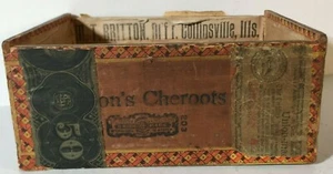 Caja de cigarros Cheroots M.T.Britton, Mfg, Collinsville, Illinois - Imagen 1 de 10