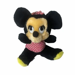Disney Minnie Mouse Plush Doll Stuffed Toy Vintage Walt Disney Korea - Picture 1 of 10