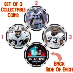 LARRY ALLEN - PRO FOOTBALL HALL OF FAME - COLLECTABLE COIN SET - Picture 1 of 2