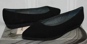 Jeffrey Campbell Kima Flats Black Suede pointed toe  wedge shoes New With Box! - Picture 1 of 5