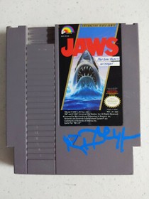 RICHARD DREYFUSS Signed NES Nintendo Game Cartridge JAWS BAS JSA COA Auto