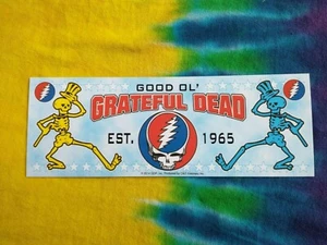 Pegatina Good Ol' Grateful Dead Est 1965 Dancing Skeletons 7 pulgadas - Imagen 1 de 2