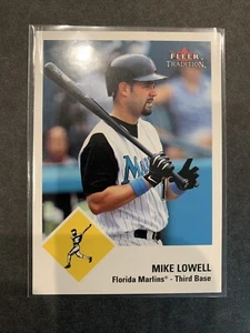 2003 Fleer Tradition Glossy Florida Marlins Baseball Card #194 Mike Lowell/100 - Picture 1 of 2