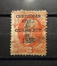 US 1873 Territory By GUANO ACT. CHRISTMAS ATOLL . 1C USED. (Bogus?local?)