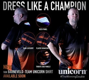 Dart Shirt Jersey RAYMOND VAN BARNEVELD "Team Holland", Size XL And 2XL - Picture 1 of 3