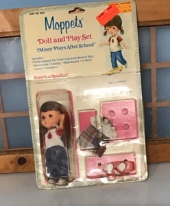 Vintage Knickerbocker Moppets Doll And Play Set “Missy Plays After School” - Picture 1 of 8
