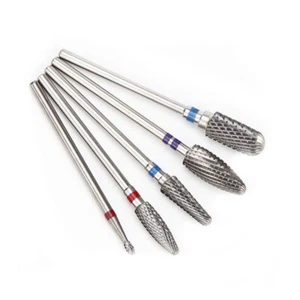 Carbide Nail Drill Bits Electric Nail Drill Machine Manicure Nail Accessory Tool - Picture 1 of 29
