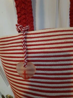 Liz Claiborne Res & White Peppermint Pocketbook  - Image 1 of 4