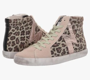 Sam Edelman Avon Womens Beige Green High Top Sneaker Shoes Size 7.5 M - Picture 1 of 11