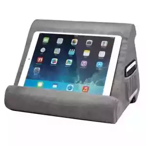 Ontel Pillow Pad Multi Angles Soft Tablet Stand Gray Grey Deluxe - Picture 1 of 3