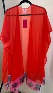 Neu mit Etikett Juicy Couture rot Überwurf, Einheitsgröße, neu mit Etikett, schwarze Logos, neu  - Bild 1 von 10