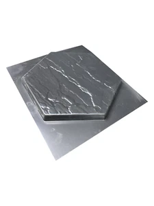 450mm HEXAGONAL RIVENSTONE SLAB PAVING MOULD - MAKES UP TO 100 STONES - Picture 1 of 2