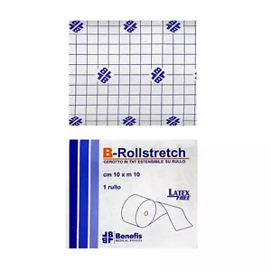 Cerotto in TNT Estensibile su Rullo m 10 x 10 cm - 1 Rullo B-Rollstretch - Foto 1 di 2