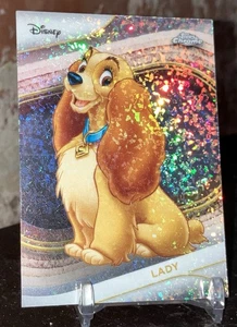 Mini refractor de diamantes Topps 2025 cromado Disney Lady #70 Lady and the Tramp - Imagen 1 de 2