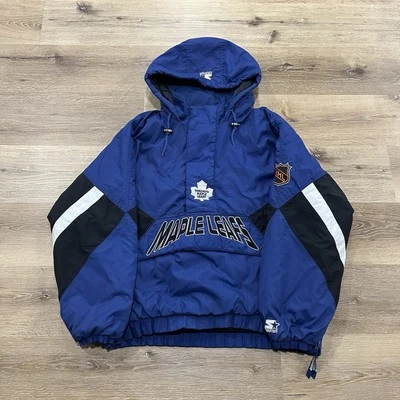 NHL Toronto Maple Leafs Vintage Starter Pullover Jacket Men Size XL - Image 1 of 4