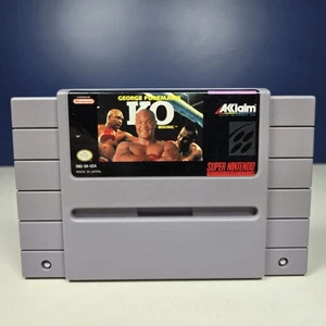 George Foreman's KO Boxing Super Nintendo SNES Cartridge Only - NICE! - Picture 1 of 8