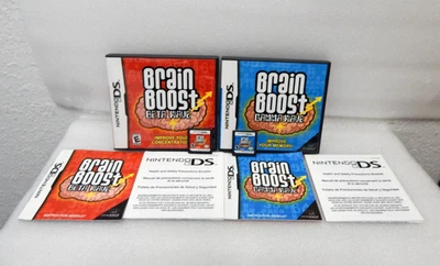2- NINTENDO DS GAMES * BRAIN BOOST BETA WAVE & GAMMA WAVE * IMPROVE YOUR MEMORY - Image 1 of 4