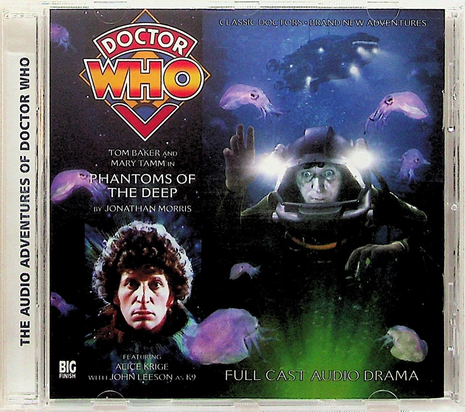 Doctor Who -Phantoms Of The Deep CD Audiobook -Tom Baker (Big Finish 2.5)  - Image 1 of 3