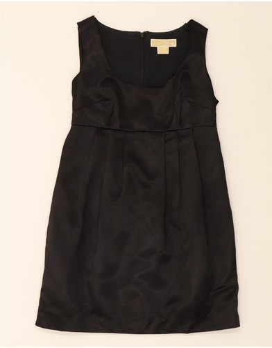 MICHAEL KORS abito tubino donna senza maniche US 2 XS nero poliestere DL65