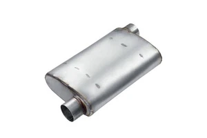 Premium Duty PD106 4.25" x 9.75" Oval Muffler 2.25" Offset In 2.25" Offset Out - Picture 1 of 3