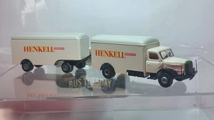 Brekina Hentschel HS150 Koffer-Lastzug Henkel 1/87 (BD25/66) - Picture 1 of 4