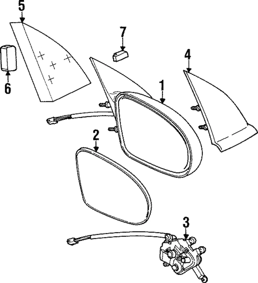 Espejo GM 21170588 genuino Foto 1 de 1