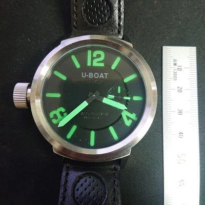 U-boat Hand-wound Watch 50mm U-6497 Mens Analog Wristwatch Oversized Mechanical - image 1 of 4