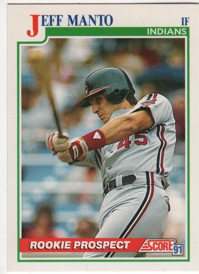 1991 Score #337 Jeff Manto RC-Near Mint - Image 1 of 1