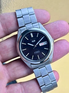 Vintage Seiko 5 Automatic Mens 21 Jewels Watch - Picture 1 of 5