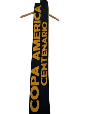Copa América Centenario Bufanda Fútbol Negro/Dorado 2016 EE. UU. Foto 1 de 4