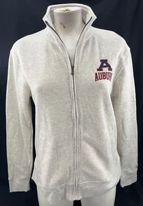 NEW Auburn AU Tigers Under Armour Loose Gray Full Zip Hoodie Jacket Women's M - Picture 1 of 10