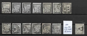 FRANCE @ 1891- 10-23 TAX USED € 2050.00 - NICE PRICED @ Fr.225 - Picture 1 of 1