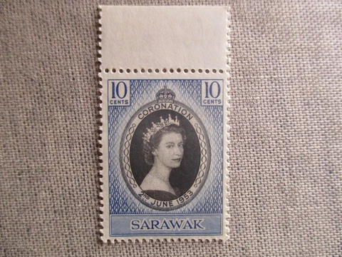 Sarawak, Scott#196, MNH Cover
