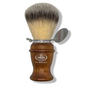 Hi-Brush (Wood) Synthetic Shaving Brush (0146138) - by Omega (Pre-Owned) - Picture 1 of 4