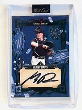 2023 Wild Card Henry Davis Rookie Auto 1/2 Pittsburgh Pirates Uncirculated