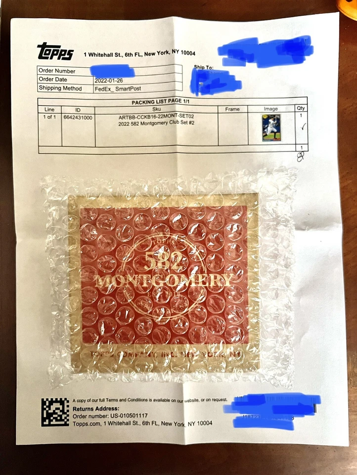 ⚾️2022 Topps 582 Montgomery Club Set #2 Complete Set⚾️‼️ - Image 1 of 1