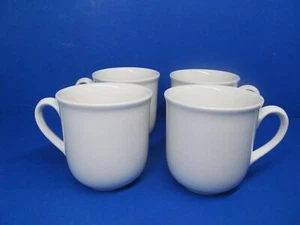 Villeroy And Boch Luxembourg 1748 Set Of 4 White 3 1/2" X 3 1/4" Cups Only VGC - Picture 1 of 9
