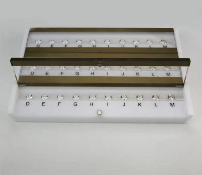 GIA Master Set 10CT DIAMOND Color Grading grader COLOR TESTER Kit D-M 10 Colors - Image 1 of 4