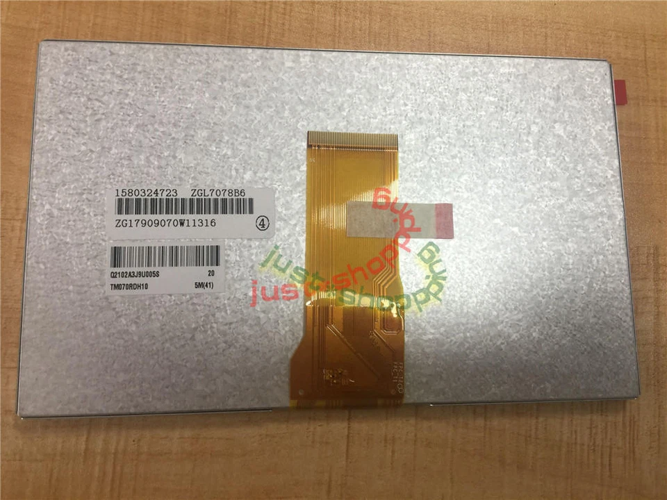 1PC 7.0" TIANMA 800×480 Resolution TM070RDH10 LCD screen panel - Photo 1/1