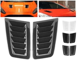 2 x Universal For Ford Focus RS ST MK2 style Bonnet Air Vent Hood Trim 3 colors - Bild 1 von 16