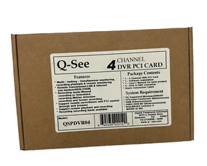 Tarjeta PCI grabadora de video digital de 4 canales Q-See QSPDVR04 - Imagen 1 de 2