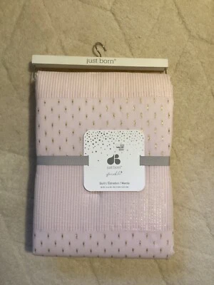 just born sparkel crib quilt - Imagem 1 de 2