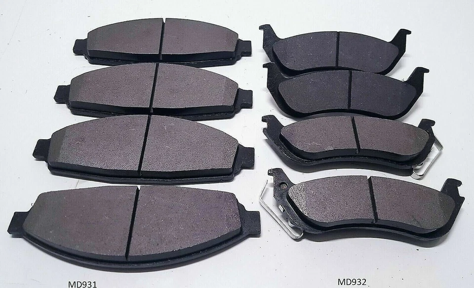 Pastillas de freno delanteras y traseras Mercury Grand Marquis 2003-2011 semi nuevas Foto 1 de 1