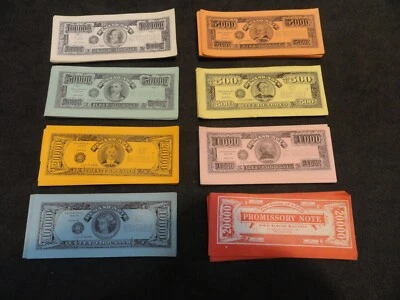 ORIGINAL  1960 The Game of Life #4000 Milton Bradley game replacement  MONEY - Image 1 of 4