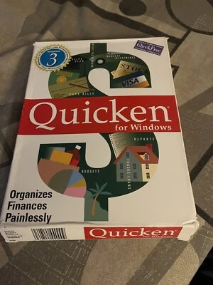 VTG Original Quicken Version 3 For Windows Software - Image 1 of 4