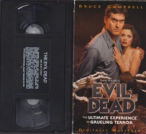 The Evil Dead VHS 1998 Sam Raimi Digitally Remastered RARE Alt Cover Horror OOP - Picture 1 of 5