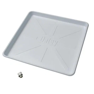 Plastic Washing Machine Pan Parts 28 x 30 in Under Washer Tray Drip Drain Catch - Picture 1 of 6